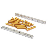 Maxbell 2 Pieces 50mm Humbucker Guitar Pickup Spacer with Screws for Electric Guitar