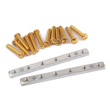 Maxbell 2 Pieces 50mm Humbucker Guitar Pickup Spacer with Screws for Electric Guitar