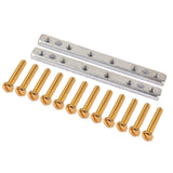 Maxbell 2 Pieces 50mm Humbucker Guitar Pickup Spacer with Screws for Electric Guitar