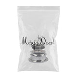 Max 6.35mm 1/4'' Mono Output Jack Socket Plate for  Tele Guitar Chrome