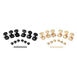 Max 6 Pieces Semiclosed Tuning Pegs for Acoustic Guitar 3L 3R Gold
