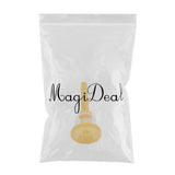 Max Plastic Handbell Hand Bell Percussion Instrument Musical Toy for Kids Yellow