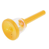 Max Plastic Handbell Hand Bell Percussion Instrument Musical Toy for Kids Yellow