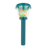 Max Plastic Handbell Hand Bell Percussion Instrument Musical Toy for Kids Green