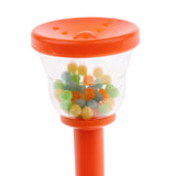 Maxbell Plastic Handbell Hand Bell Percussion Instrument Musical Toy for Kids Orange