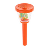 Maxbell Plastic Handbell Hand Bell Percussion Instrument Musical Toy for Kids Orange