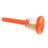 Maxbell Plastic Handbell Hand Bell Percussion Instrument Musical Toy for Kids Orange
