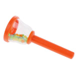 Maxbell Plastic Handbell Hand Bell Percussion Instrument Musical Toy for Kids Orange