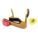 Maxbell Aluminium Alloy Guitar Capo with Pick Holer+2 Picks for Acoustic Electric #2