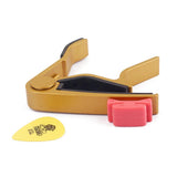 Maxbell Aluminium Alloy Guitar Capo with Pick Holer+2 Picks for Acoustic Electric #2