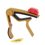 Maxbell Aluminium Alloy Guitar Capo with Pick Holer+2 Picks for Acoustic Electric #2