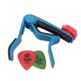 Maxbell Aluminium Alloy Guitar Capo with Pick Holer+2 Picks for Acoustic Electric #4