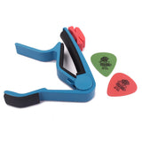 Maxbell Aluminium Alloy Guitar Capo with Pick Holer+2 Picks for Acoustic Electric #4