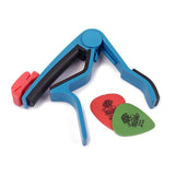 Maxbell Aluminium Alloy Guitar Capo with Pick Holer+2 Picks for Acoustic Electric #4