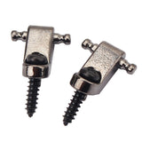 Maxbell 2 Pieces Roller String Retainer Trees with Screws for Electric Guitar Black