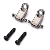 Maxbell 2 Pieces Roller String Retainer Trees with Screws for Electric Guitar Black