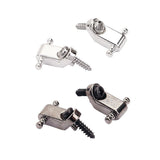 Maxbell 2 Pieces Roller String Retainer Trees with Screws for Electric Guitar Black