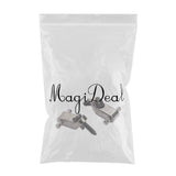 Maxbell 2 Pieces Roller String Retainer Trees with Screws for Electric Guitar Black