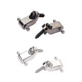Maxbell 2 Pieces Roller String Retainer Trees with Screws for Electric Guitar Black