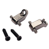 Maxbell 2 Pieces Roller String Retainer Trees with Screws for Electric Guitar Black