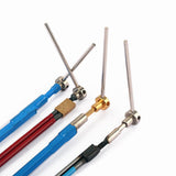 Maxbell 10 Sets Guitar Spoke Wheel Truss Rod Nut+Steel Bar for Guitar Bass Mandolin