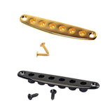 Maxbell Metal Guitar Instead String Mounting Ferrules Guitar Accessory Black