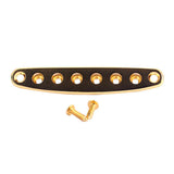 Maxbell Metal Guitar Instead String Mounting Ferrules Guitar Accessory Golden