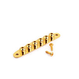 Maxbell Metal Guitar Instead String Mounting Ferrules Guitar Accessory Golden