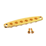Maxbell Metal Guitar Instead String Mounting Ferrules Guitar Accessory Golden