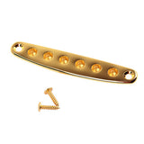 Maxbell Metal Guitar Instead String Mounting Ferrules Guitar Accessory Golden
