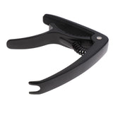 Max Maxb Guitar Capo Tune Clamp with Pull String for Musical Instrument Parts Black