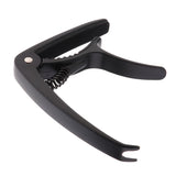 Max Maxb Guitar Capo Tune Clamp with Pull String for Musical Instrument Parts Black