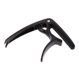 Max Maxb Guitar Capo Tune Clamp with Pull String for Musical Instrument Parts Black