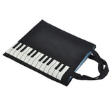 Max Maxb Pure Cotton Piano Keys Musical Handbag Tote Bag Shopping Bag Gift Black