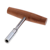Maxbell Professional Piano Tuning Tool T Shaped Wrench Spanner with Wood Handle