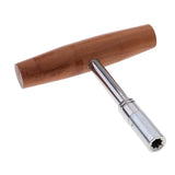 Maxbell Professional Piano Tuning Tool T Shaped Wrench Spanner with Wood Handle