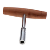 Maxbell Professional Piano Tuning Tool T Shaped Wrench Spanner with Wood Handle