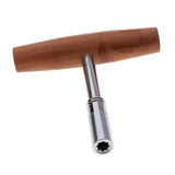Maxbell Professional Piano Tuning Tool T Shaped Wrench Spanner with Wood Handle