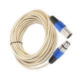 Maxbell Stereo XLR Male to Female Microphone Mic Cable for Guitar Amplifier 1500cm