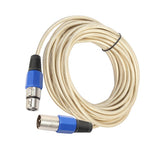 Maxbell Stereo XLR Male to Female Microphone Mic Cable for Guitar Amplifier 1500cm