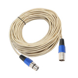 Maxbell Stereo XLR Male to Female Microphone Mic Cable for Guitar Amplifier 2000cm