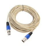 Maxbell Stereo XLR Male to Female Microphone Mic Cable for Guitar Amplifier 2000cm