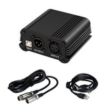 Maxbell 48V Phantom Power Supply Kit for Condenser Microphone Recording Equipment