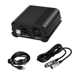 Maxbell 48V Phantom Power Supply Kit for Condenser Microphone Recording Equipment