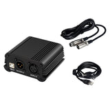 Maxbell 48V Phantom Power Supply Kit for Condenser Microphone Recording Equipment