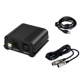 Maxbell 48V Phantom Power Supply Kit for Condenser Microphone Recording Equipment