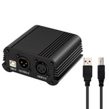 Maxbell 48V Phantom Power Supply Kit for Condenser Microphone Recording Equipment