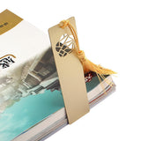 Maxbell Metal Bookmark Book Label Stationery Gift Package for Music Paper Book  1C01