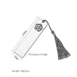 Maxbell Metal Bookmark Book Label Stationery Gift Package for Music Paper Book  1C01