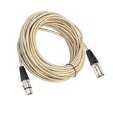 Maxbell XLR Male to Female Microphone Cable  for Guitar Amplifier Luxury Gold 1000cm